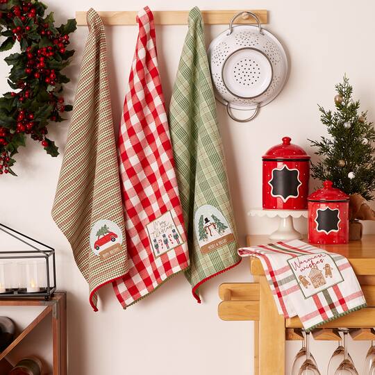 DII® Kitchen & Tabletop Jolly Tree Collection Dishtowel Set
